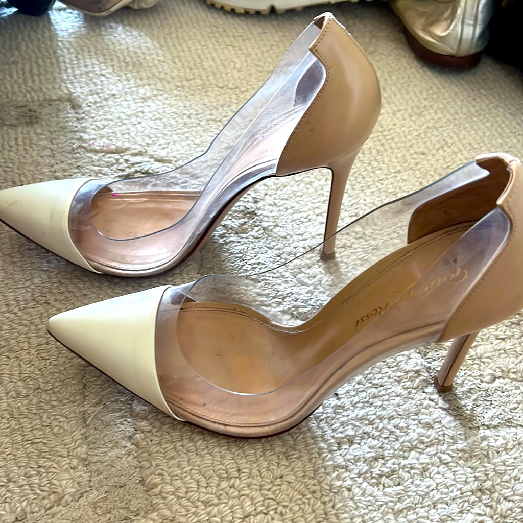 Gianvito Rossi Plexi Leather Pumps